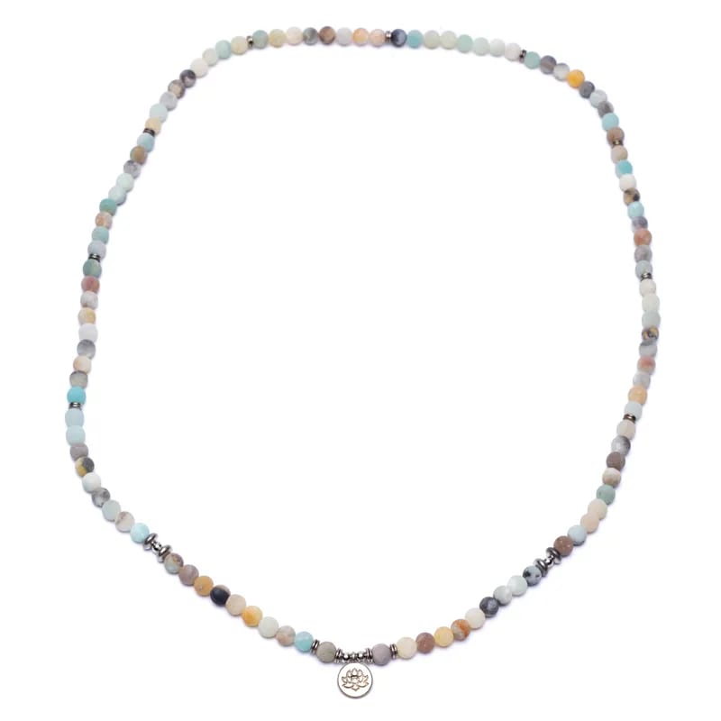 Mala náhrdelník nebo náramek Amazonit Lotos