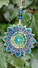 Keramický záves Mandala