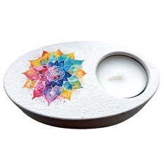 Svícen na čajovou svíčku Mandala