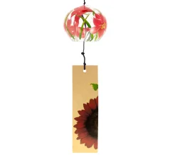 Zvonkohra Skleněný Furin Bell Feng Shui Yuri