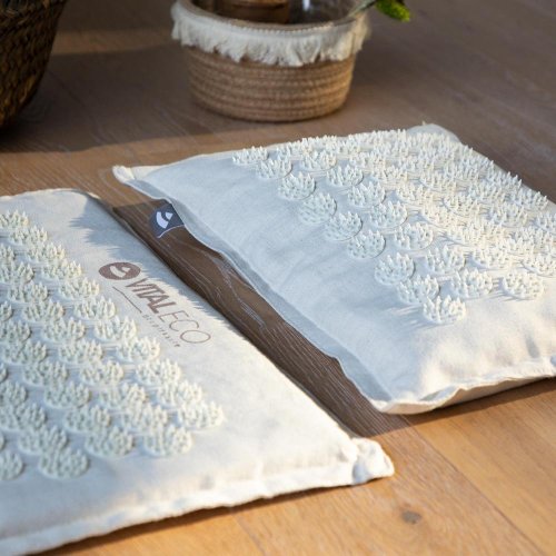 Sada akupresúrnej podložky a vankúša Vital Eco XL