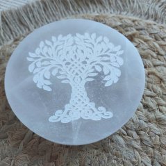 Tácek Selenit 10 cm Strom života
