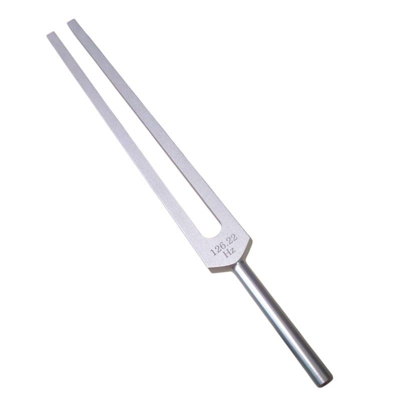 Therapeutic Tuning Fork “Sun/3rd Chakra” 126.22 Hz Aluminum CZ