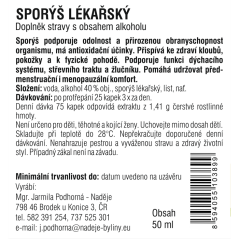 Tinktúra Sporýš lekársky - imunita, žena