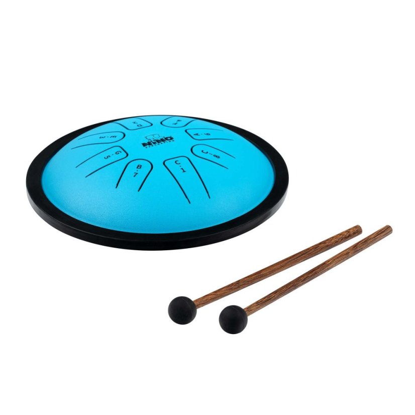 Kovový buben Mini Steel drum modrý C Dur