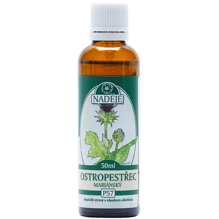 Tinktura z pupenů Ostropestřec - detoxikace