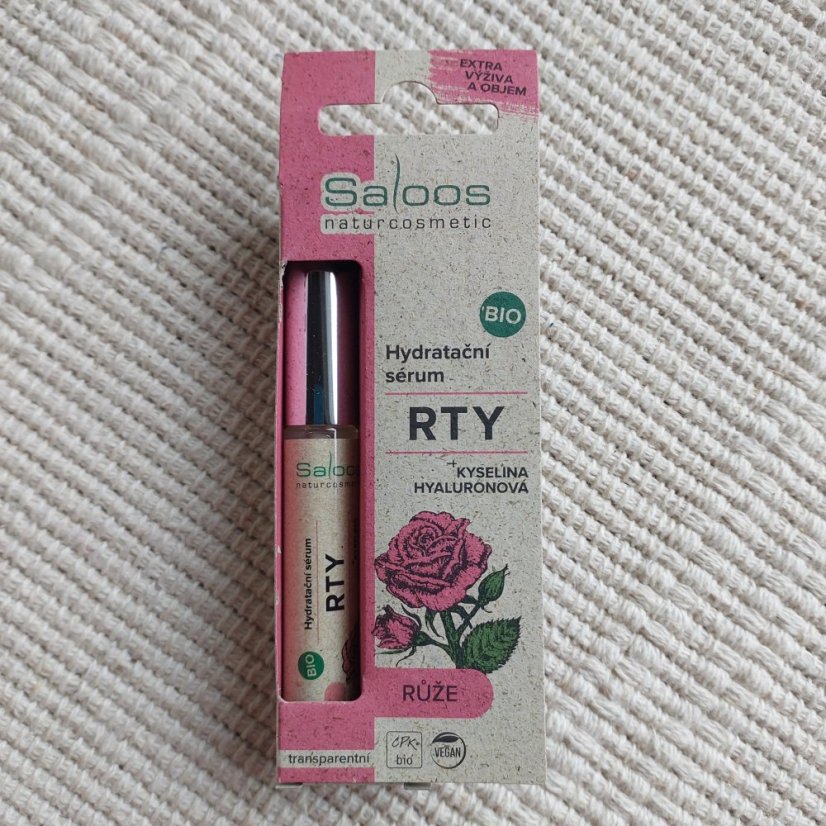 Bio hydratační sérum na rty  7 ml  - Růže Saloos