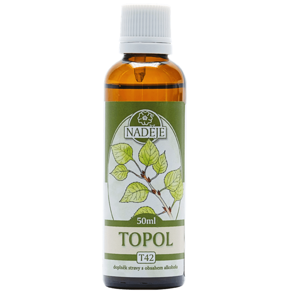 Tinktura z byliny Topol - zdravé tělo