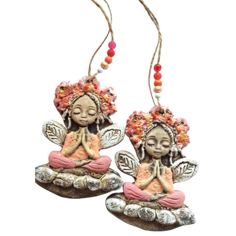 Keramický závěs Víla