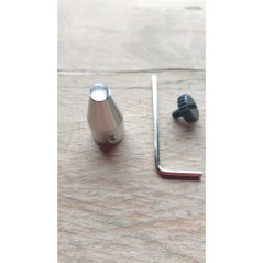 Vibrační koncovka Horský křišťál 6 mm průměr stopka 8,8 mm