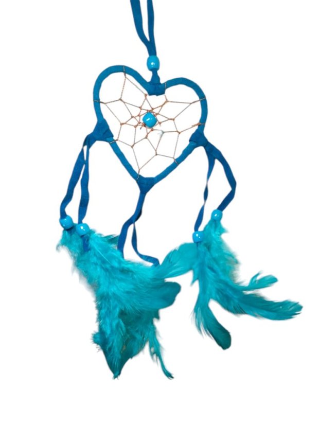 Srdce lapača snov - Barva: Fialová