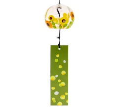 Zvonkohra Skleněný Furin Bell Feng Shui Himawari