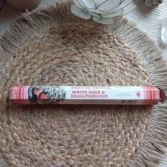 Vonné tyčinky Bílá šalvěj + Dračí krev Green Tree