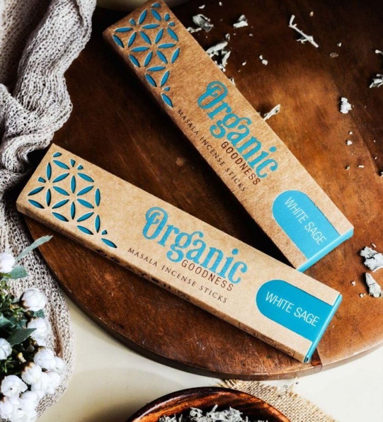 Organic Masala Incense from Song of India - White sage