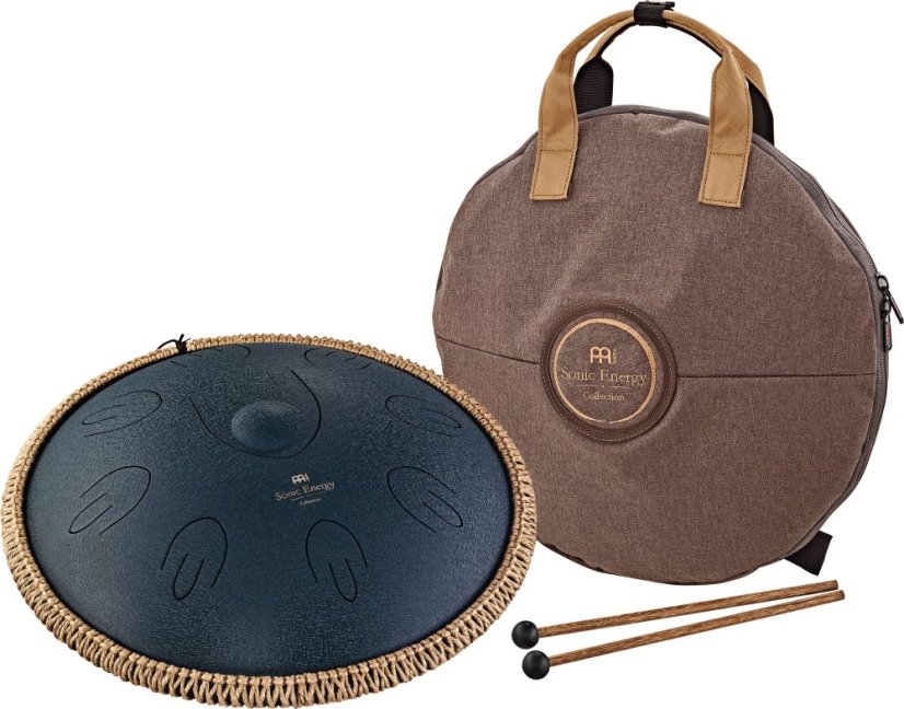 Kovový buben Octave Steel Tongue drum D amara Sonic Energy modrý