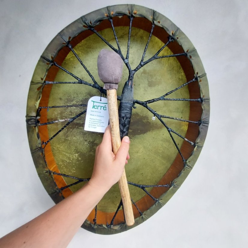 Šamanský buben Strážce lesa ovál 57 cm