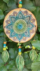 Keramická zvonkohra Mandala
