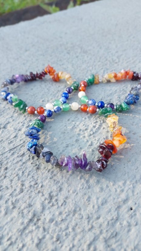 Čakrový náramek kulatý