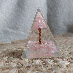 Pyramida Orgonit Růženín Strom života 4 cm