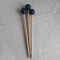 Professional mallet for sounding therapeutic tuning forks large