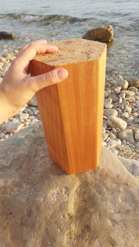 Harmonizujúci dažďový stĺp 30 cm okoume 4 minúty