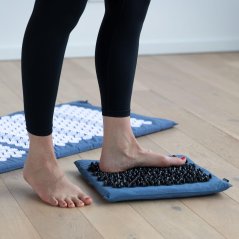 Akupresurní podložka, polštář a rohožka set Standard Deluxe Set Soft Vital modrá