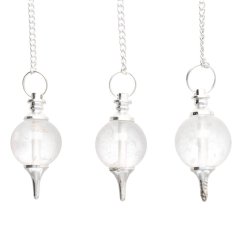 Kyvadlo Krištáľ Strieborný Mermet