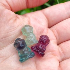 Soška Buddha mini Fluorit