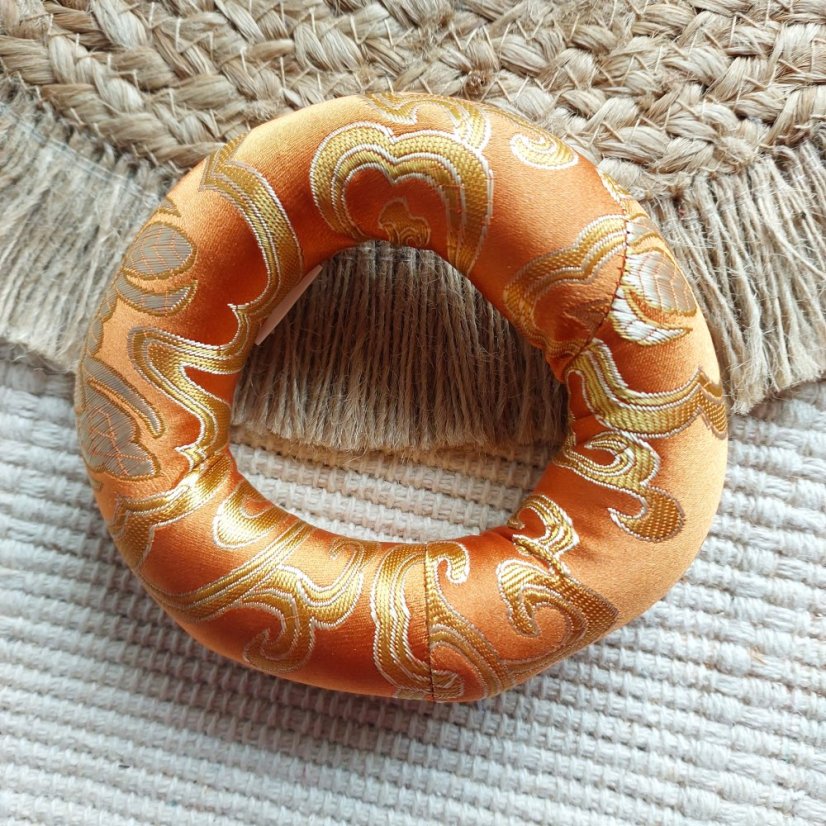 Podložka pod tibetskou mísu střední 10cm - Barva: Oranžová