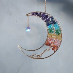 Lapač slnka Suncatcher Čakra mesiac