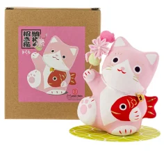 Rituální figurka Maneki Neko Dvojité štěstí