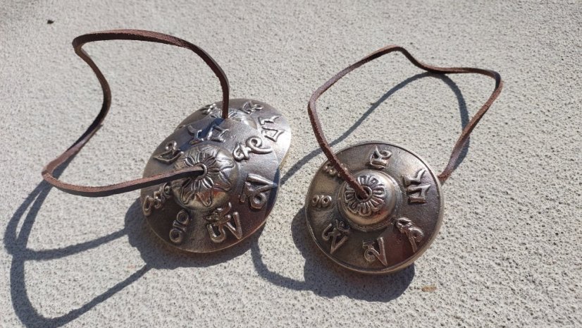 Tibetské činelky střední bronzové OHM