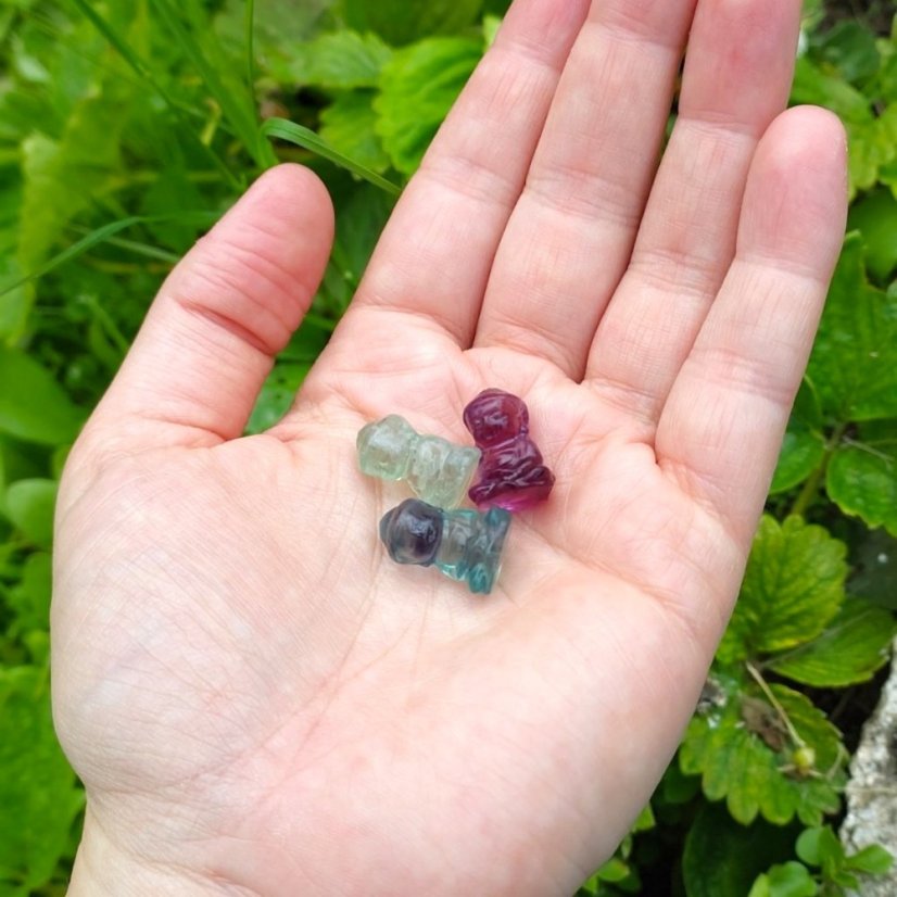 Soška Buddha mini Fluorit