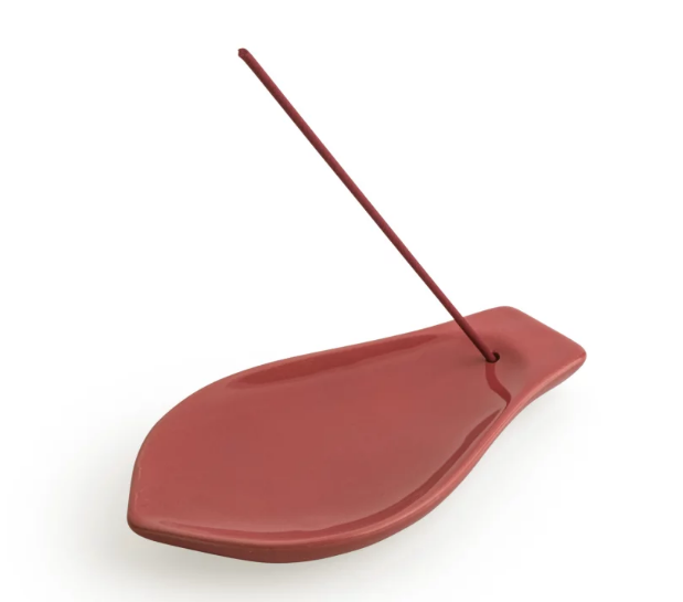 Lotus Ceramic Incense Stick Holder pink