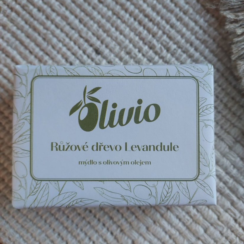 Přírodní mýdlo OLIVIO Růžové dřevo - levandule 90 g Phytos