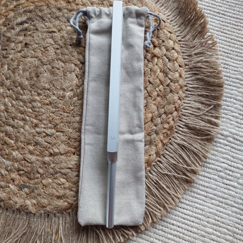 Therapeutic tuning fork 256 Hz C aluminum CZ