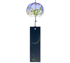 Zvonkohra Skleněný Furin Bell Feng Shui Hotaru