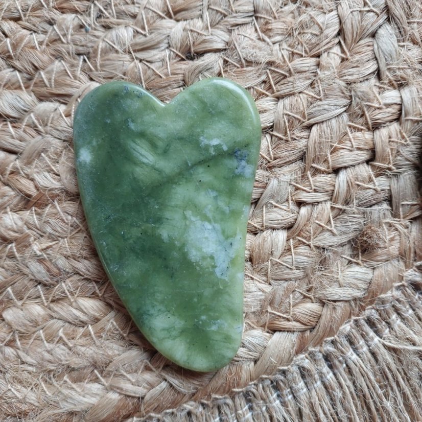 Masážny kameň Gua sha jadeit