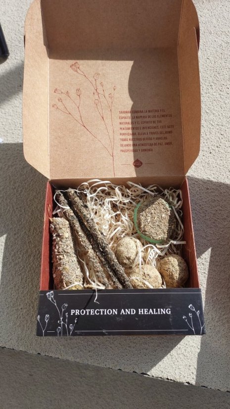 Darčeková súprava na vykurovanie Ochrana a liečenie Sagrada Madre