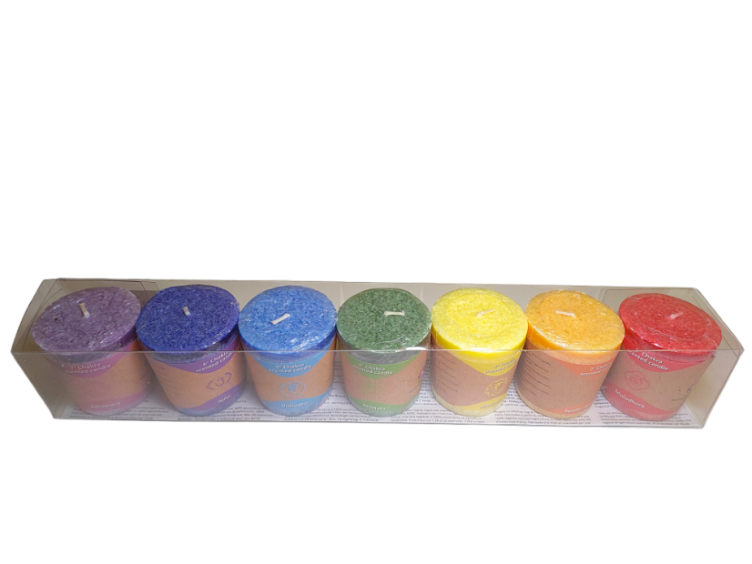 Sada čakrových sviečok 7 čakier