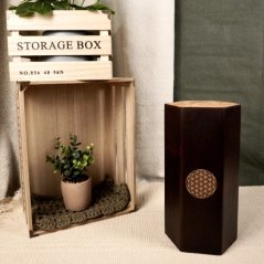 Harmonizující deštný sloup 30 cm tmavý 4 minut Kouzelná nedokonalost Květ života