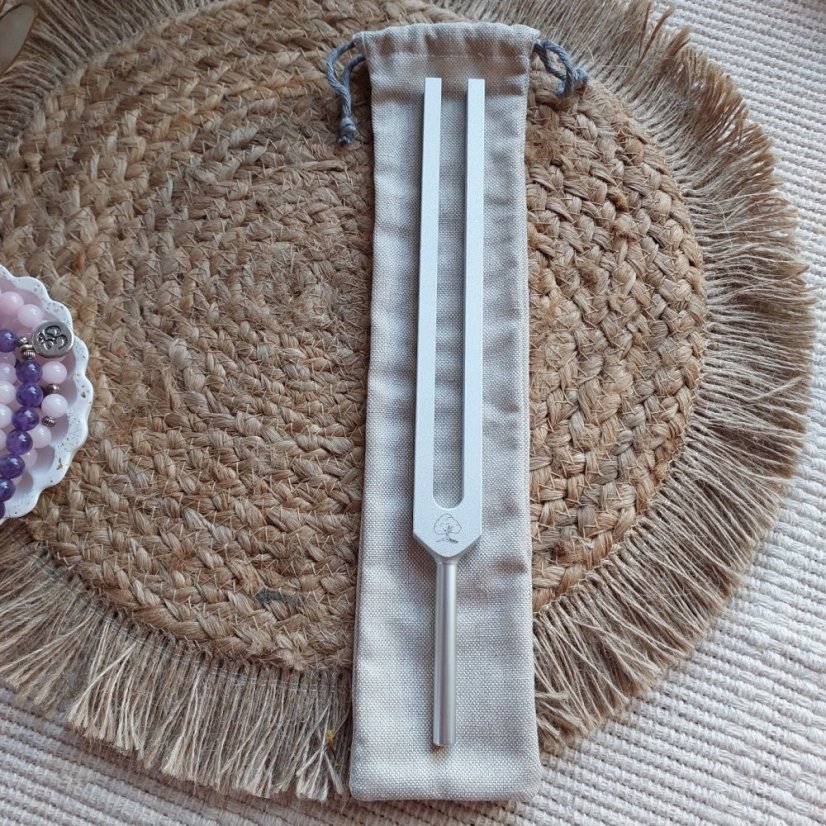 Therapeutic tuning fork Colon 176 Hz aluminum CZ