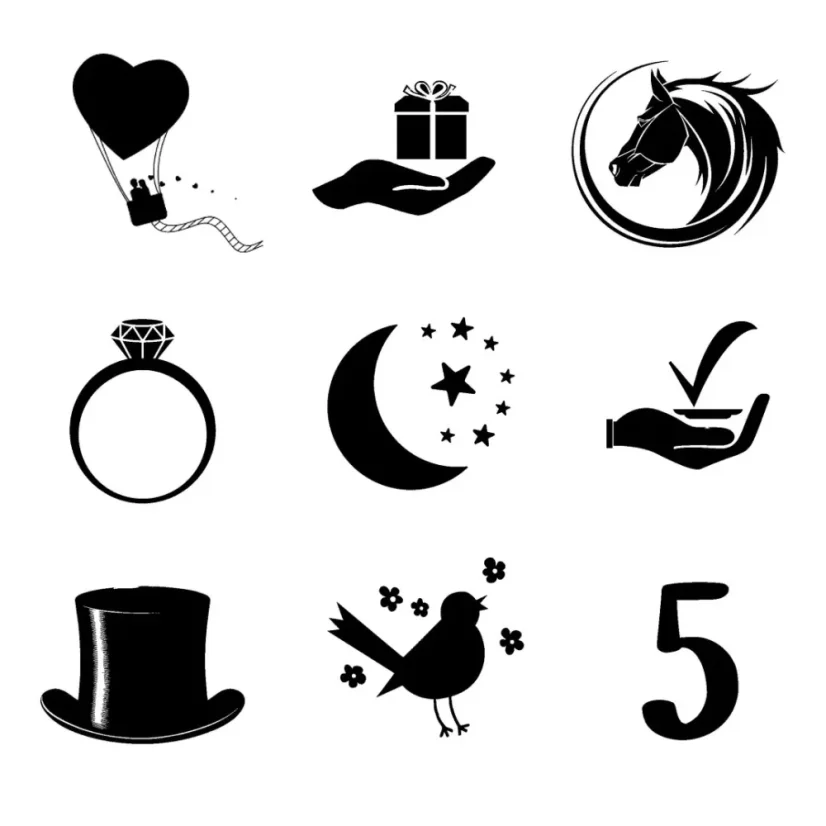 Karty Symboly