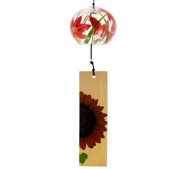 Zvonkohra Skleněný Furin Bell Feng Shui Yuri