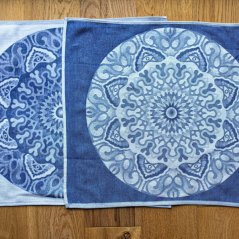 Čakrová látka tmavomodrá - čakra tretieho oka