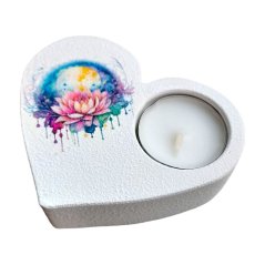 Svícen na čajovou svíčku Lotosový květ