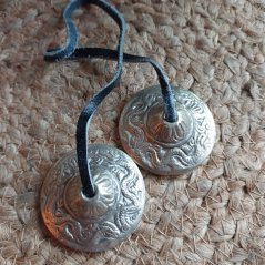 Tibetské činelky mini 4,5 cm Drak