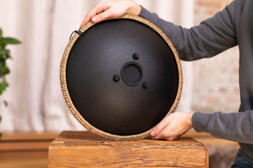 Kovový bubon Octave Steel Tongue drum Kvety D kurd Sonic Energy