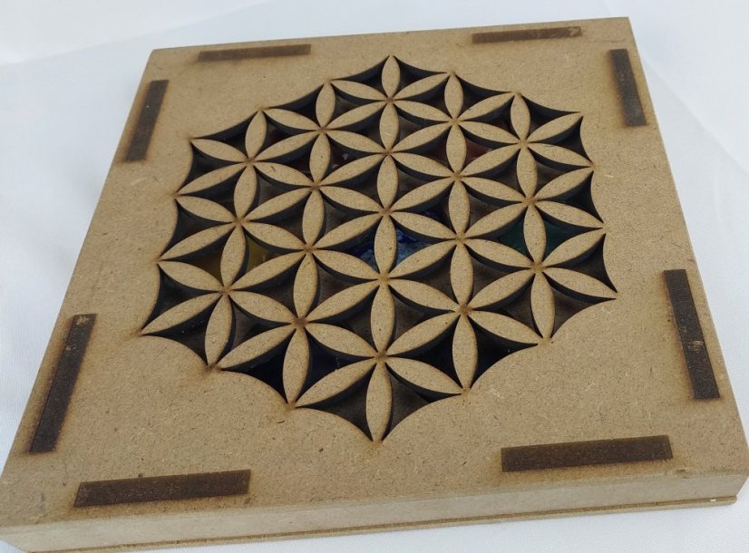 Čakrová sada kamenů Květ života