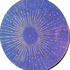 Sada podtáckov Mandala modra